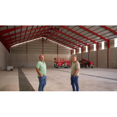 La cooperativa cerealista crece en Sangüesa y amplía sus instalaciones